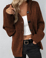 CARA – Luxuriöse Strickjacke für Damen in Braun
