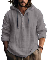 ANGEL | Luxus-Kapuzenshirt in Grau