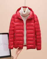 NOLA – Ultraleichte wattierte Jacke in Rot