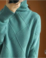 Dicker Pullover für Frauen - NALI in Grün