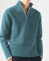 Mittens collar jumper - ROBEN in Hellblau
