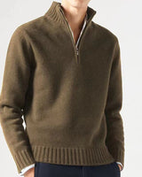 Mittens collar jumper - ROBEN in Braun