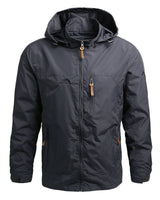 Wasserdichte winddichte Jacke - FENDLER in Grau