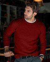 Seridion - ENTDECKEN SIE DEN ULTIMATIVEN KOMFORT MIT UNSEREM HERREN-PULLOVER in Rot