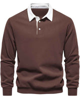 Polo Pullover Herren in Braun