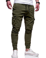 James - Cargo-Hose mit Taschen in Dunkelgrün