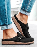 Redio | Orthopädische Kork-Sandalen in Schwarz