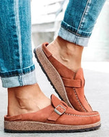 Redio | Orthopädische Kork-Sandalen in Rot