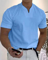 Stillan - Stilvolles Herren-Poloshirt in Himmelblau