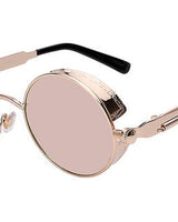 Juno | Vintage Steampunk-Sonnenbrille in Rosa