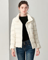 Plume - Elegante Daunenjacke Ultra Light Down Plus in Weiß