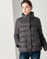 Plume - Elegante Daunenjacke Ultra Light Down Plus in Dunkelgrau