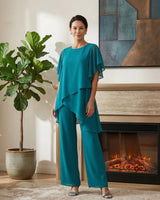 Oda | Asymmetrisches Loungewear-Set in Grønn