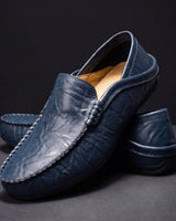 Elias | Bequeme Slip-On Polster-Loafers für stilvolle Auftritte in Dunkelblau