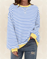 Juliana | Lässiger Oversized-Pullover in Hellblau
