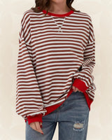Juliana | Lässiger Oversized-Pullover in Rot