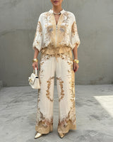 Arabella | Elegantes Zweiteiliges Set in Beige