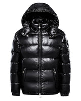 Hyaci | Daunenjacke mit schwarzem Schimmer in Schwarz