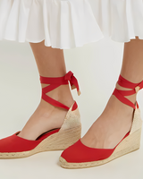 Venedig – Elegante und Modische Damensandalen in Rot