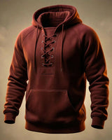 Paulus - Hochwertiger Baumwoll Kapuzenpullover in Rot