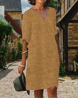 Amber - Elegantes Kleid für Damen in Khaki