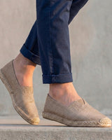 Reimar | Herren Espadrilles Schlupfschuh Jutesohle in Beige