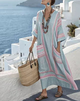 Selma | Elegantes Maxikleid in Rosa