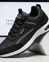 Robin | Herren Orthopädische Sneaker im modernen Stil in Schwarz
