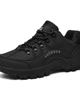 Robuste Herren Wanderschuhe Für Outdoor Und Trekking in Schwarz