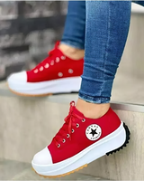 Ilyse  | Trendige orthopädische Sneaker in Rot