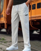 Rutger | Herren Regular Fit Jogginghose mit Kordelzug in Grau
