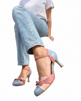 Schuhe für Damen mit Riemendetail in Blau