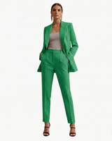 Seraphima | Damen Blazer Anzug Set mit Hose in Grün