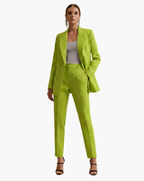 Seraphima | Damen Blazer Anzug Set mit Hose in Olivgrün