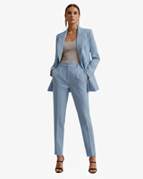 Seraphima | Damen Blazer Anzug Set mit Hose in Hellblau