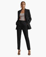 Seraphima | Damen Blazer Anzug Set mit Hose in Schwarz