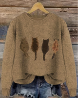 Velara - Strickpullover mit weichem Griff in Braun