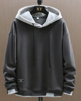 Maxence -  Klassischer Urbaner Hoodie in Grau