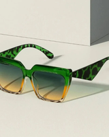 Skye | Damen Sonnenbrille Oversized Retro in Grün