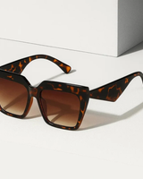 Skye | Damen Sonnenbrille Oversized Retro in Türkis