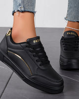 Sneaker Damen Low Top in Schwarz