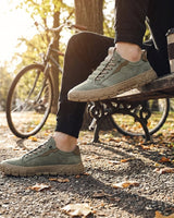 Finley - Legerer Schnürsneaker in Grün