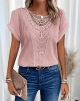 Florisa - Gehäkeltes Top in Pink
