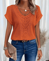 Florisa - Gehäkeltes Top in Orange