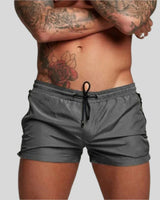 Soren | Herren Badeshorts mit Kordelzug in Dunkelgrau