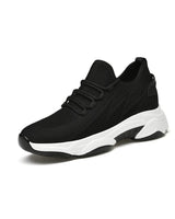 Sportliche Herren Sneaker Mit Dämpfender Sohle in Schwarz