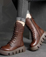 Clara | Stilvolle Damenstiefel in Brun