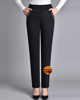 Teliraen - Gerade geschnittene Jeans mit weichem Griff in Schwarz (Winterdicke)