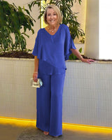Sol | Elegantes Zweiteiler-Set in Blau