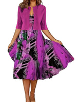 Serelina Chic Geschichtetes Outfit in Lila